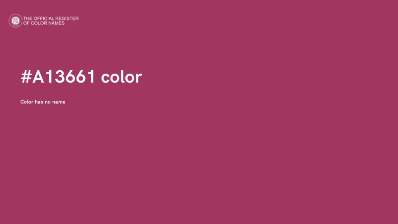 #A13661 color image