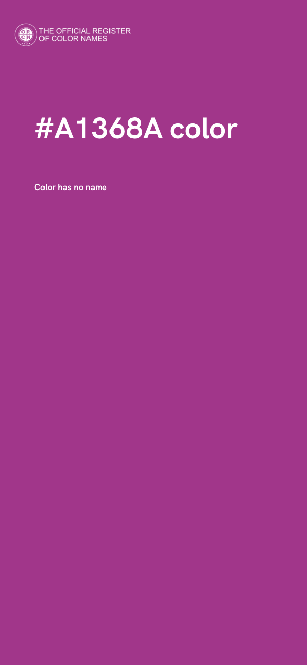 #A1368A color image