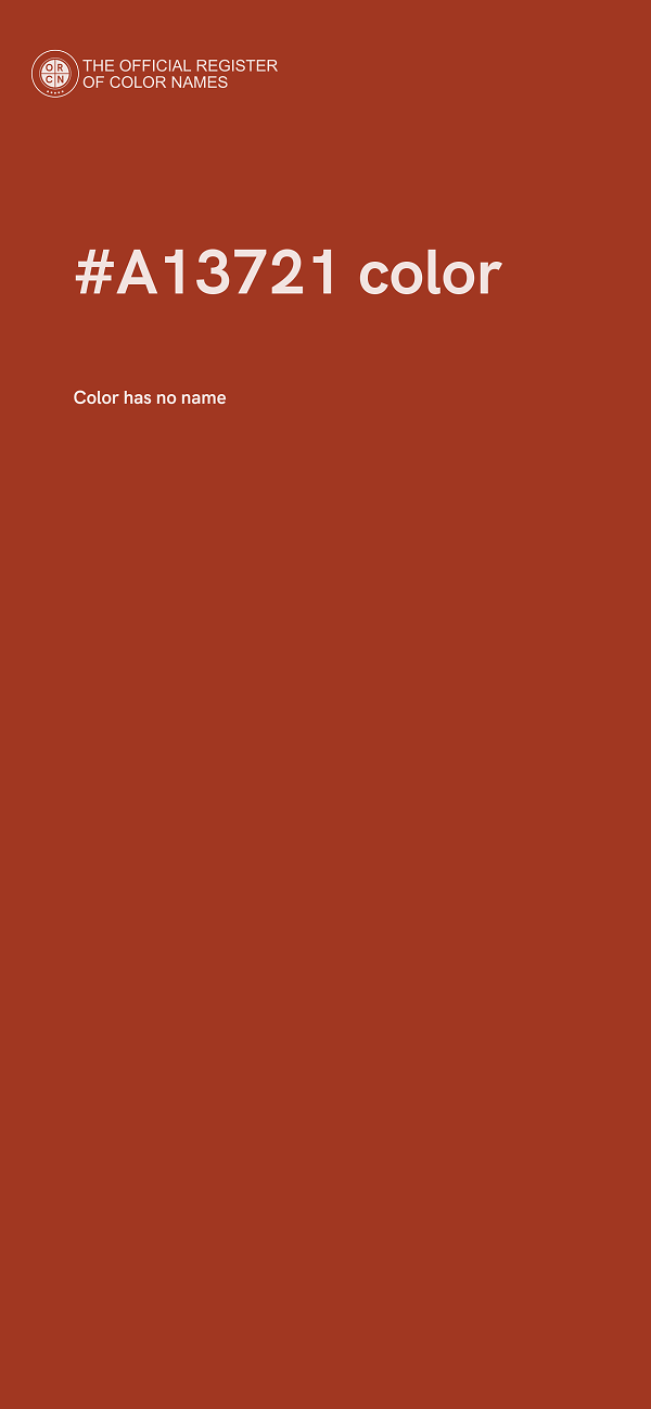 #A13721 color image