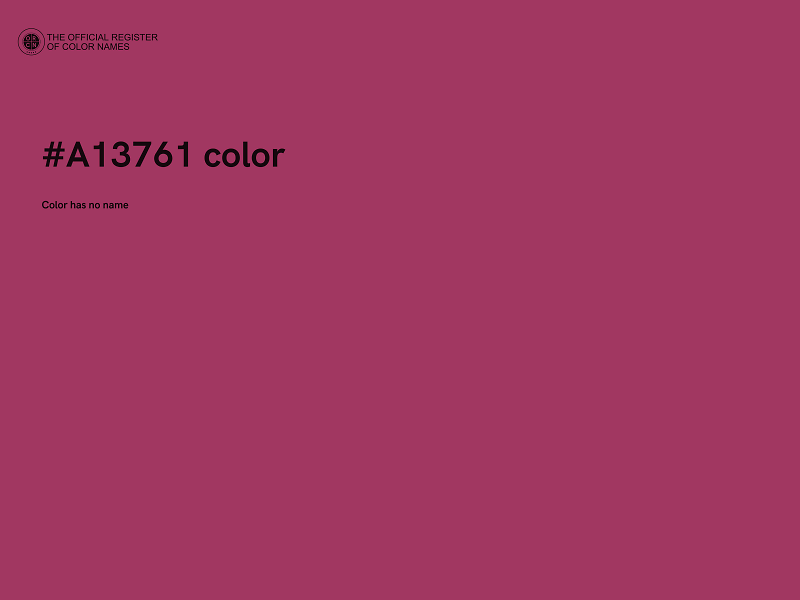 #A13761 color image