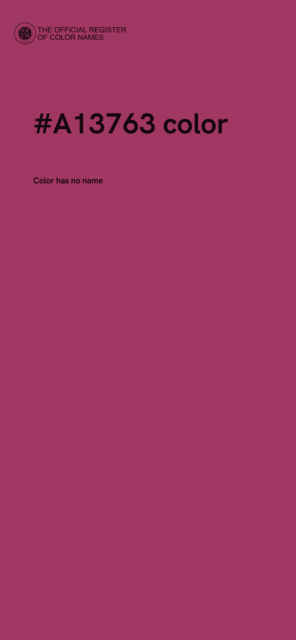 #A13763 color image