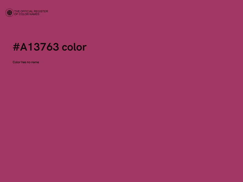 #A13763 color image