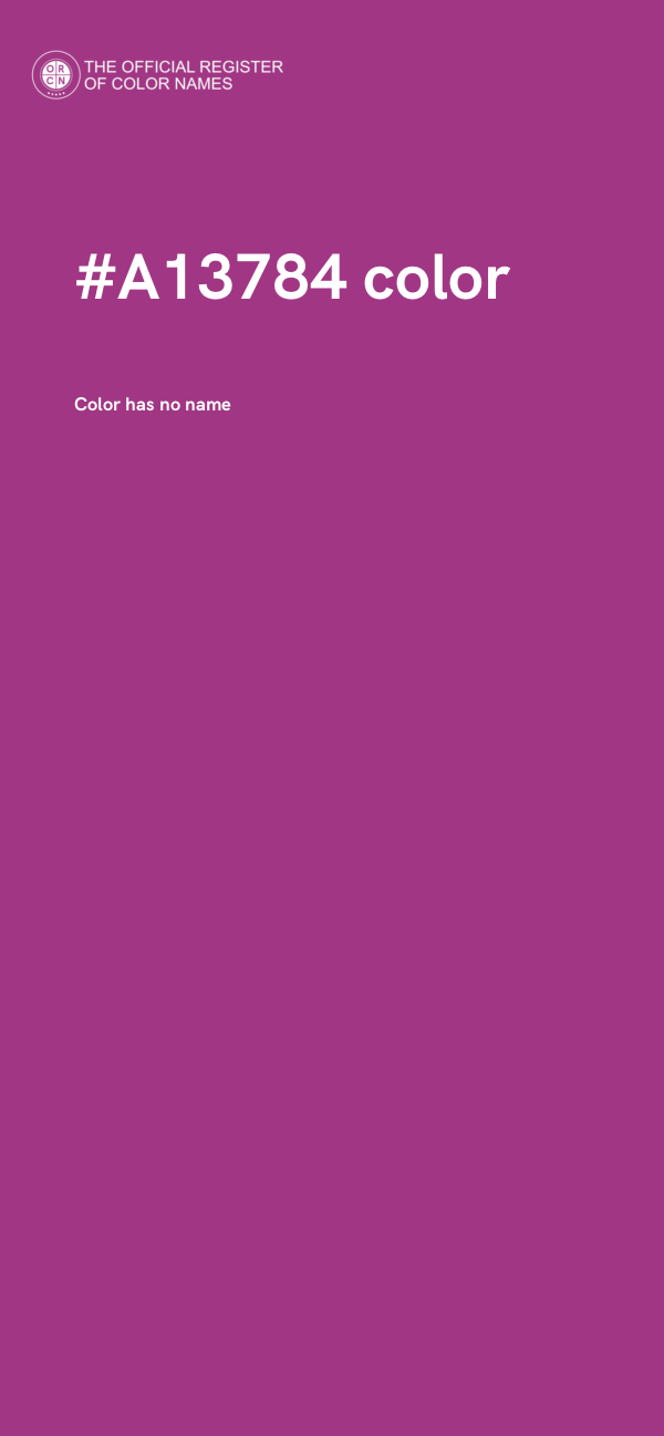 #A13784 color image