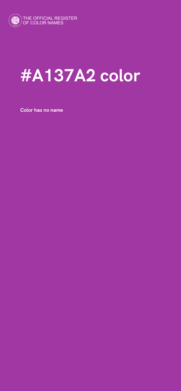 #A137A2 color image