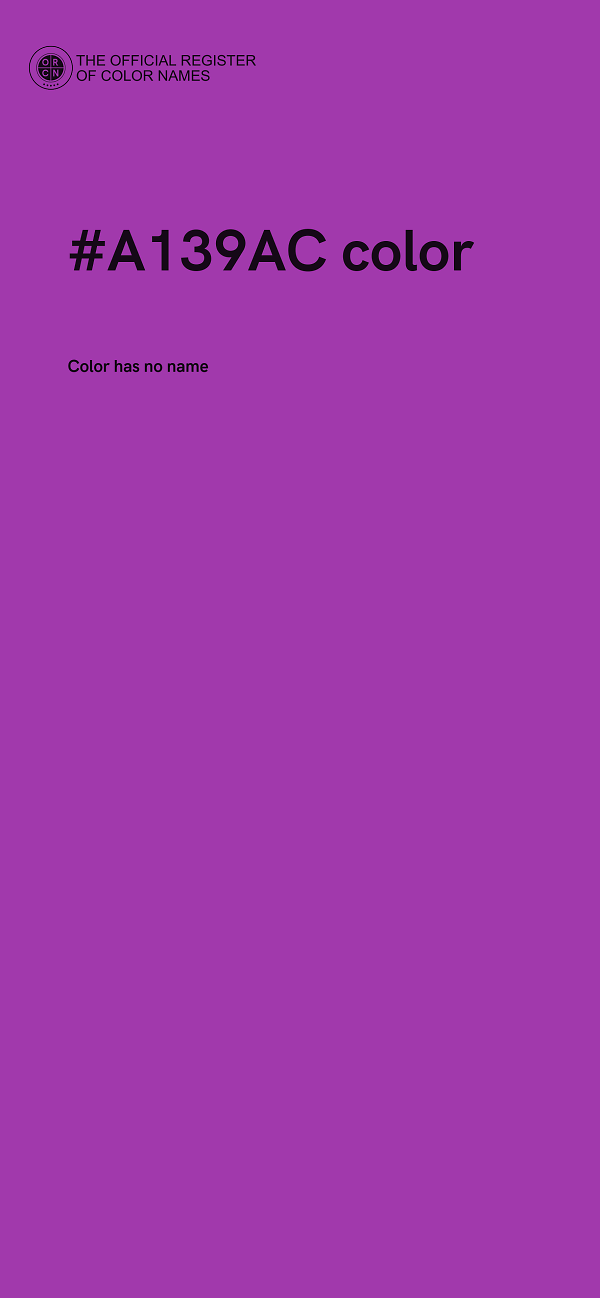 #A139AC color image