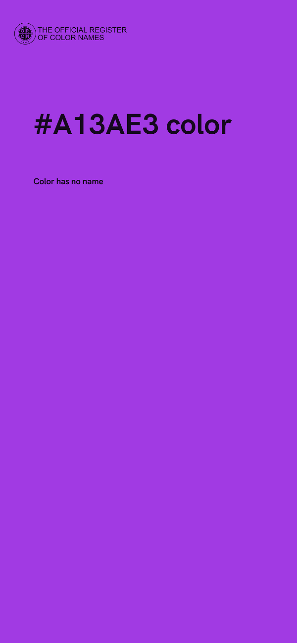 #A13AE3 color image