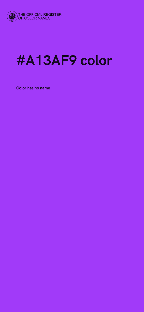 #A13AF9 color image