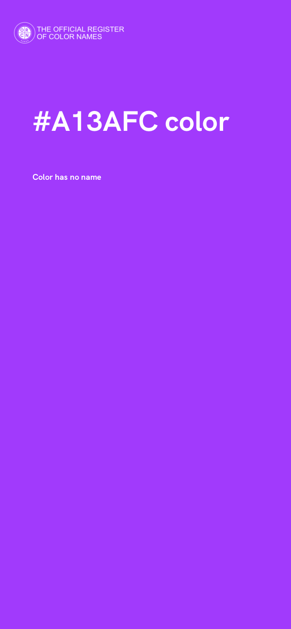 #A13AFC color image