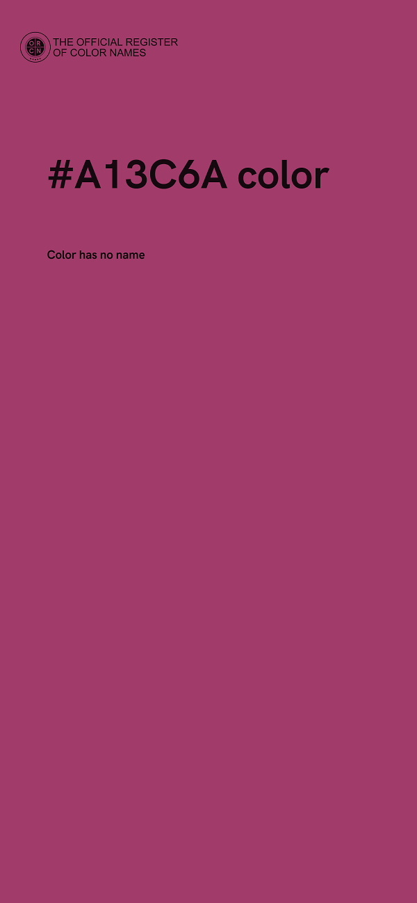 #A13C6A color image
