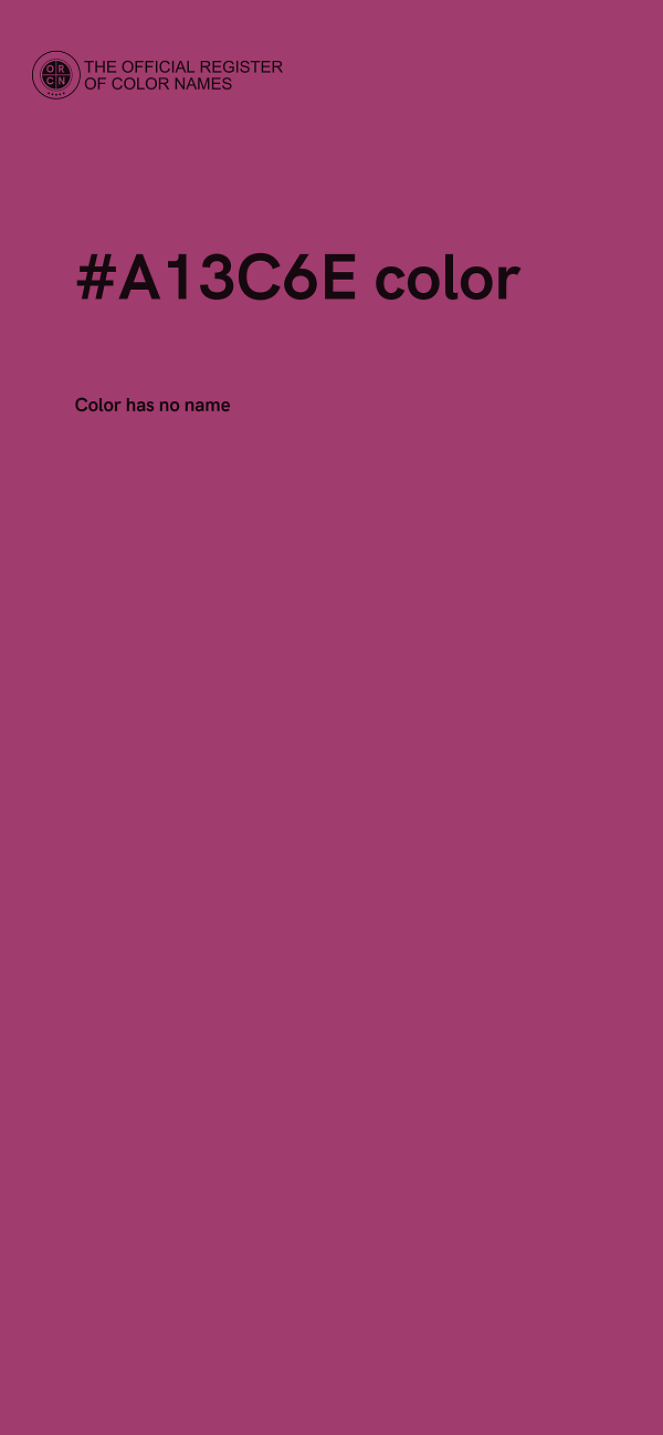 #A13C6E color image