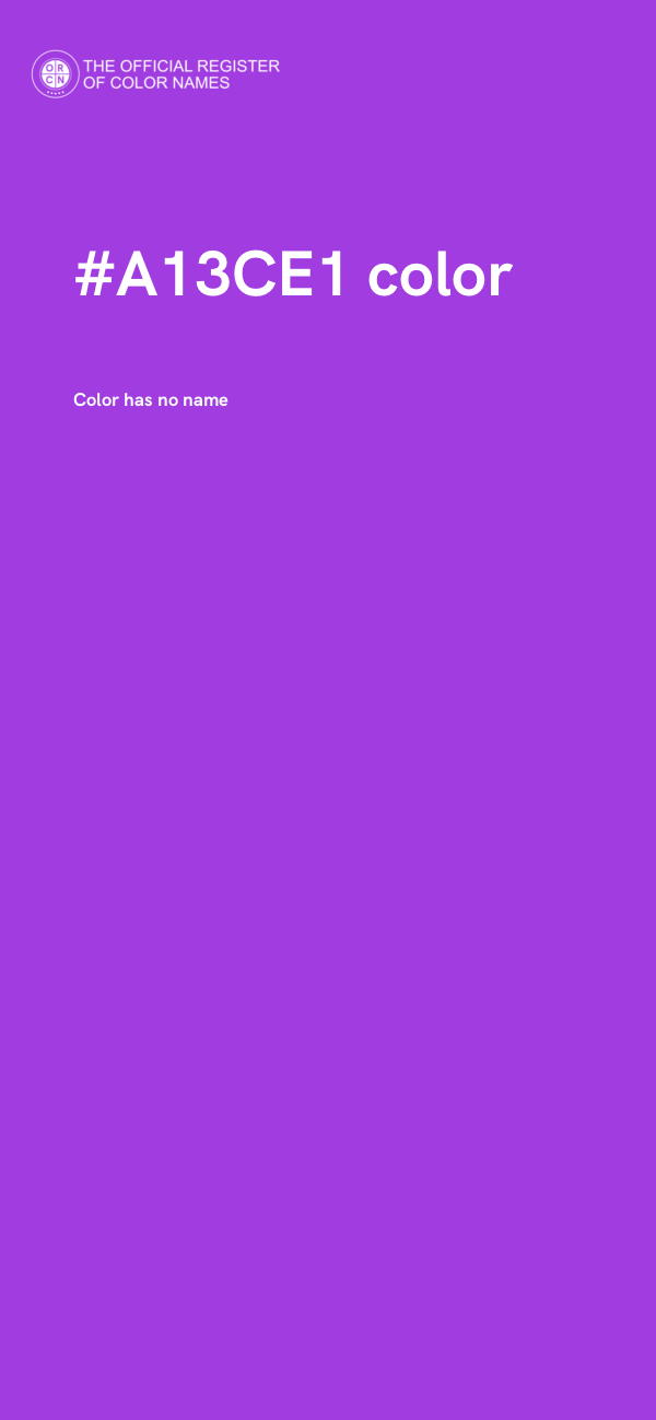 #A13CE1 color image