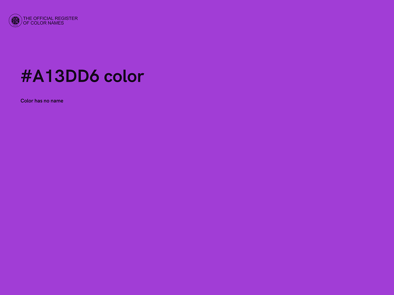 #A13DD6 color image