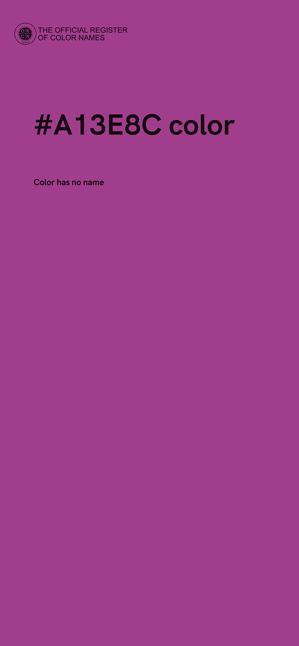 #A13E8C color image