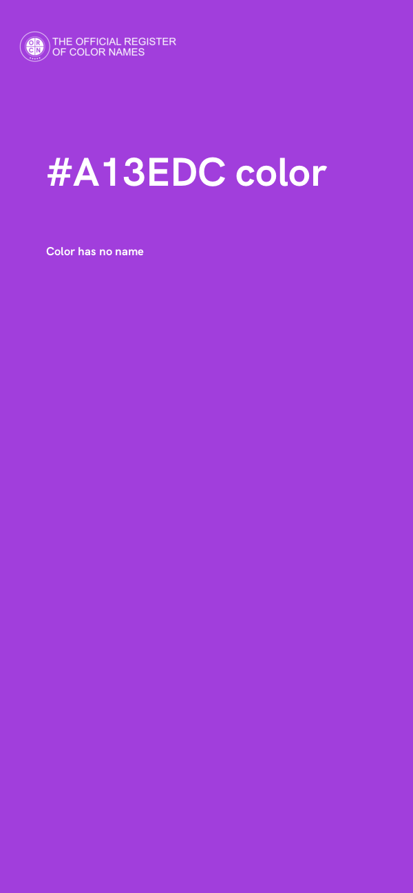 #A13EDC color image