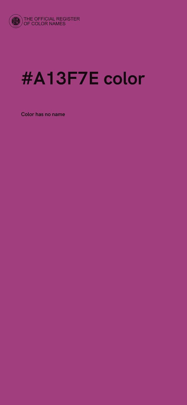 #A13F7E color image