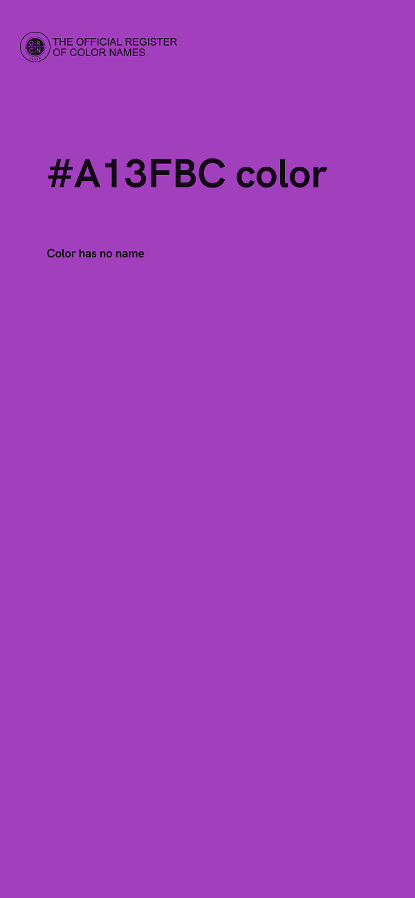 #A13FBC color image