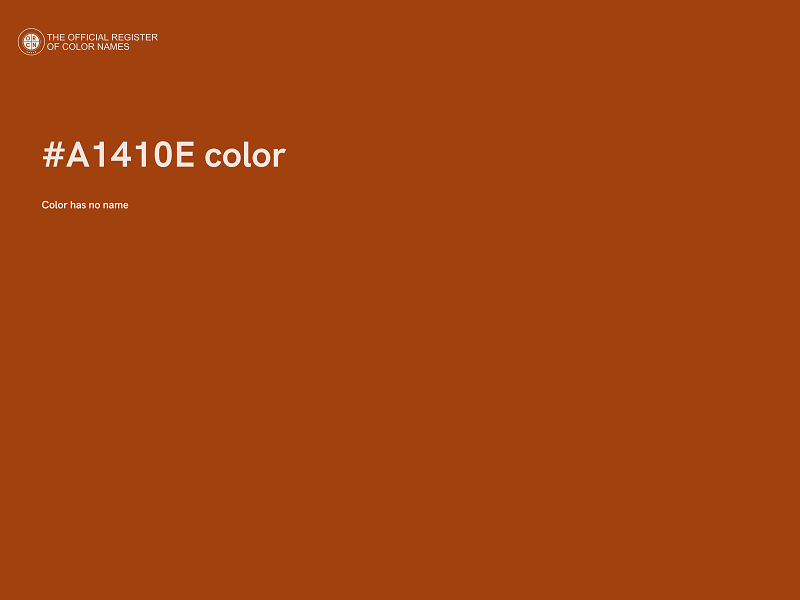 #A1410E color image