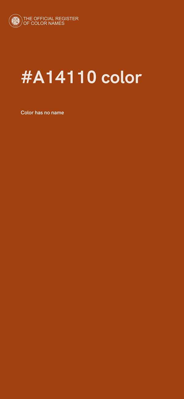 #A14110 color image
