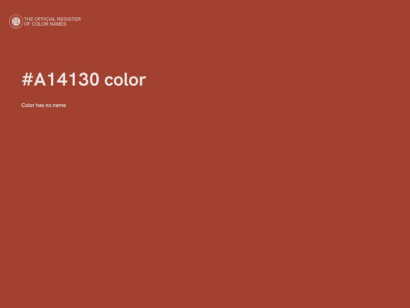 #A14130 color image
