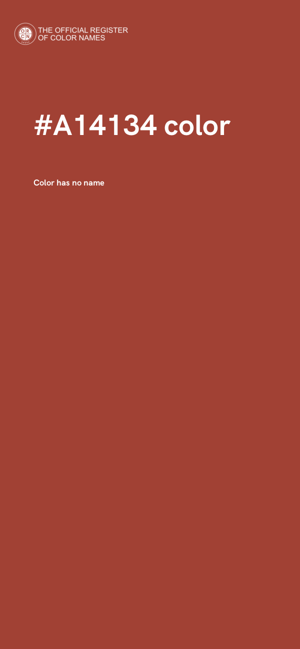 #A14134 color image