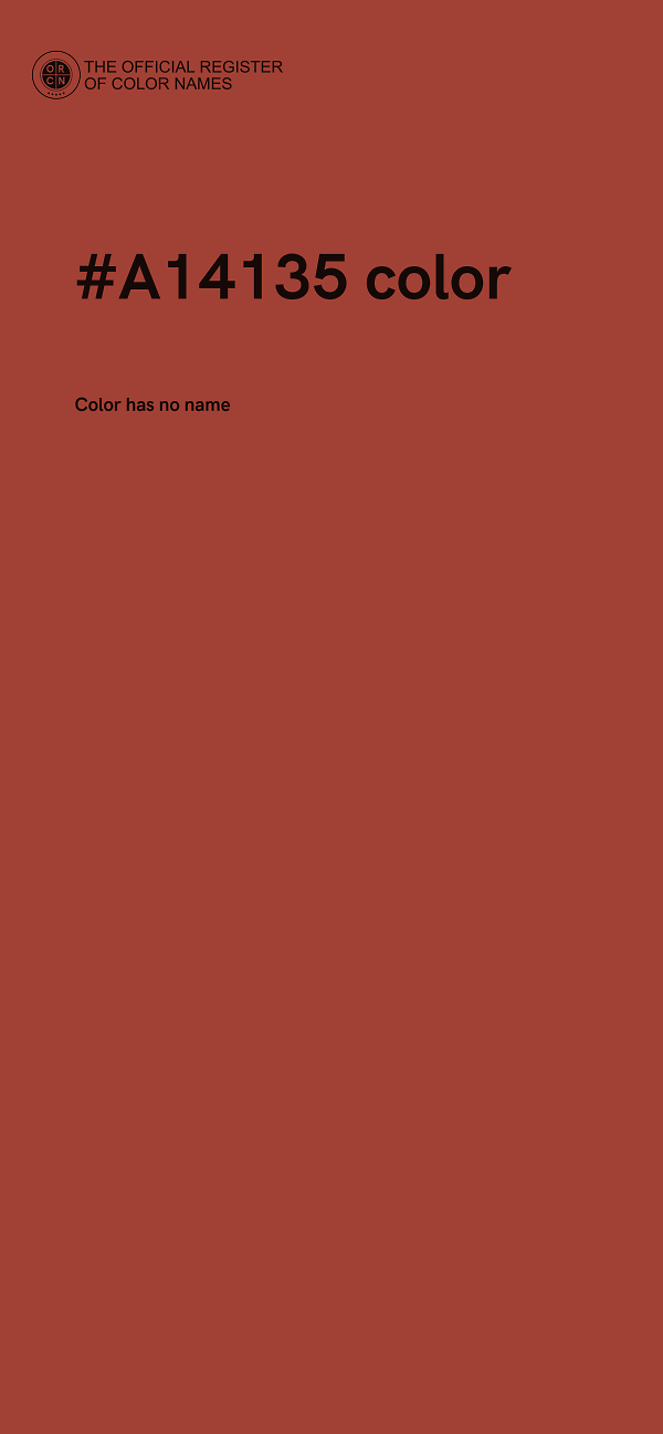 #A14135 color image
