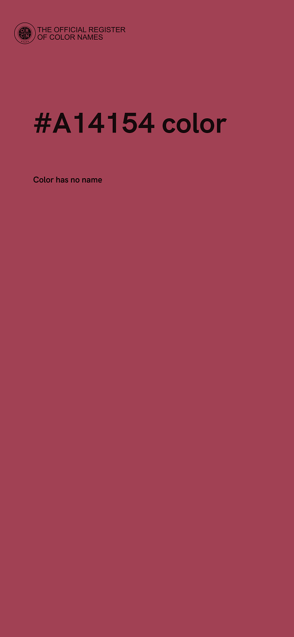 #A14154 color image