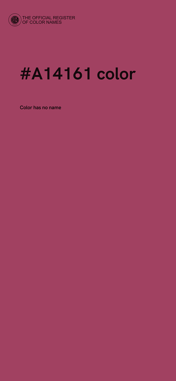 #A14161 color image