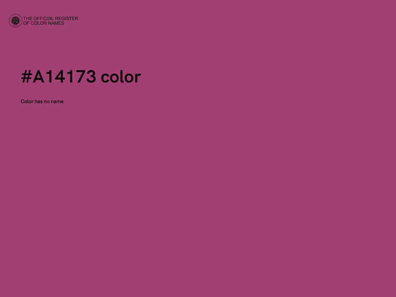 #A14173 color image