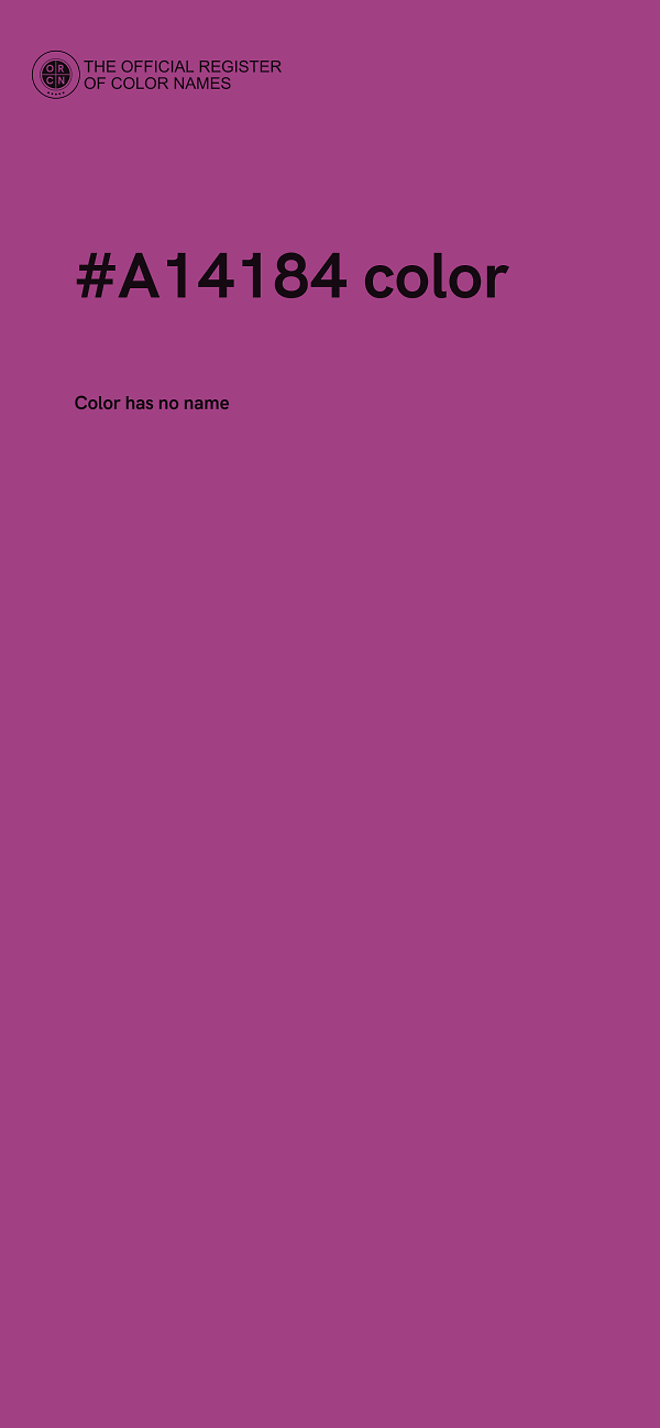 #A14184 color image