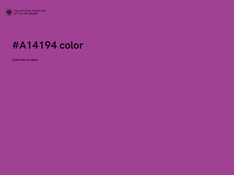 #A14194 color image