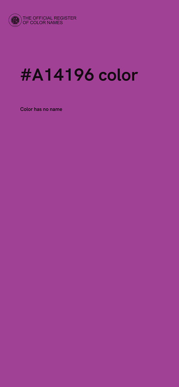 #A14196 color image