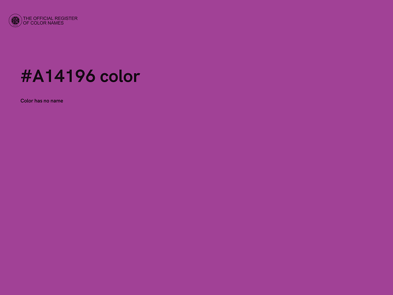 #A14196 color image