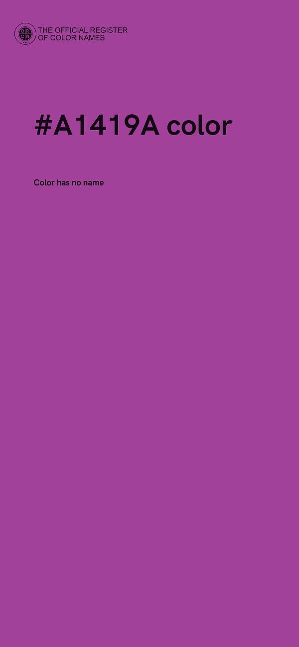 #A1419A color image
