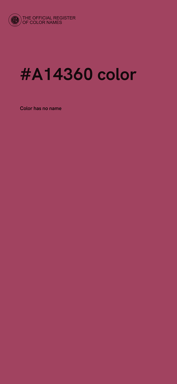 #A14360 color image