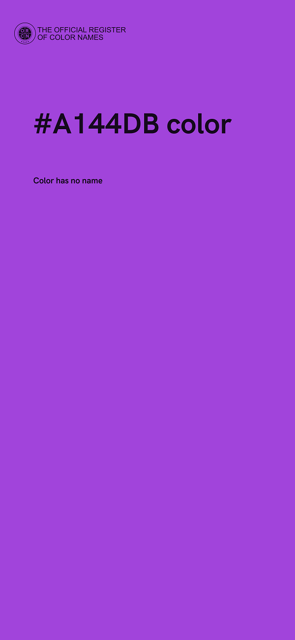 #A144DB color image