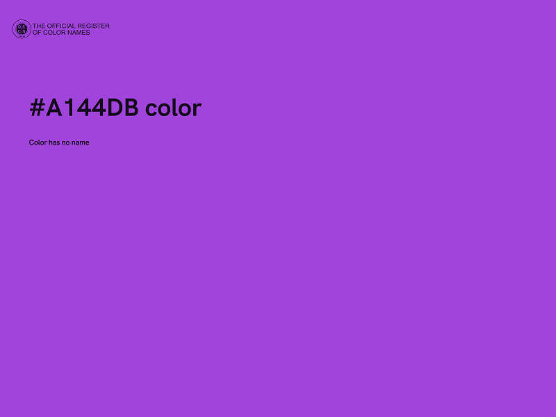 #A144DB color image