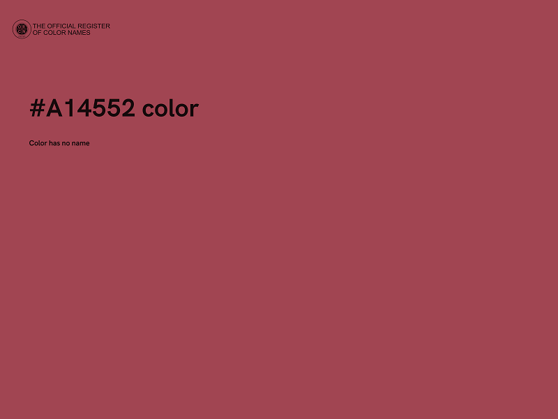 #A14552 color image
