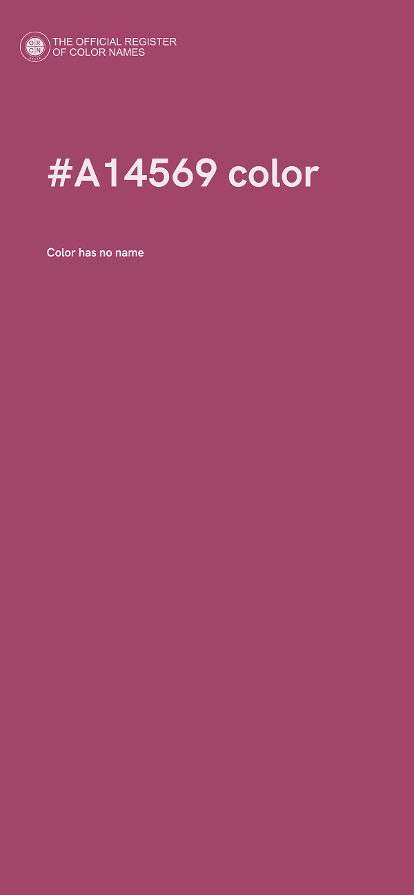 #A14569 color image