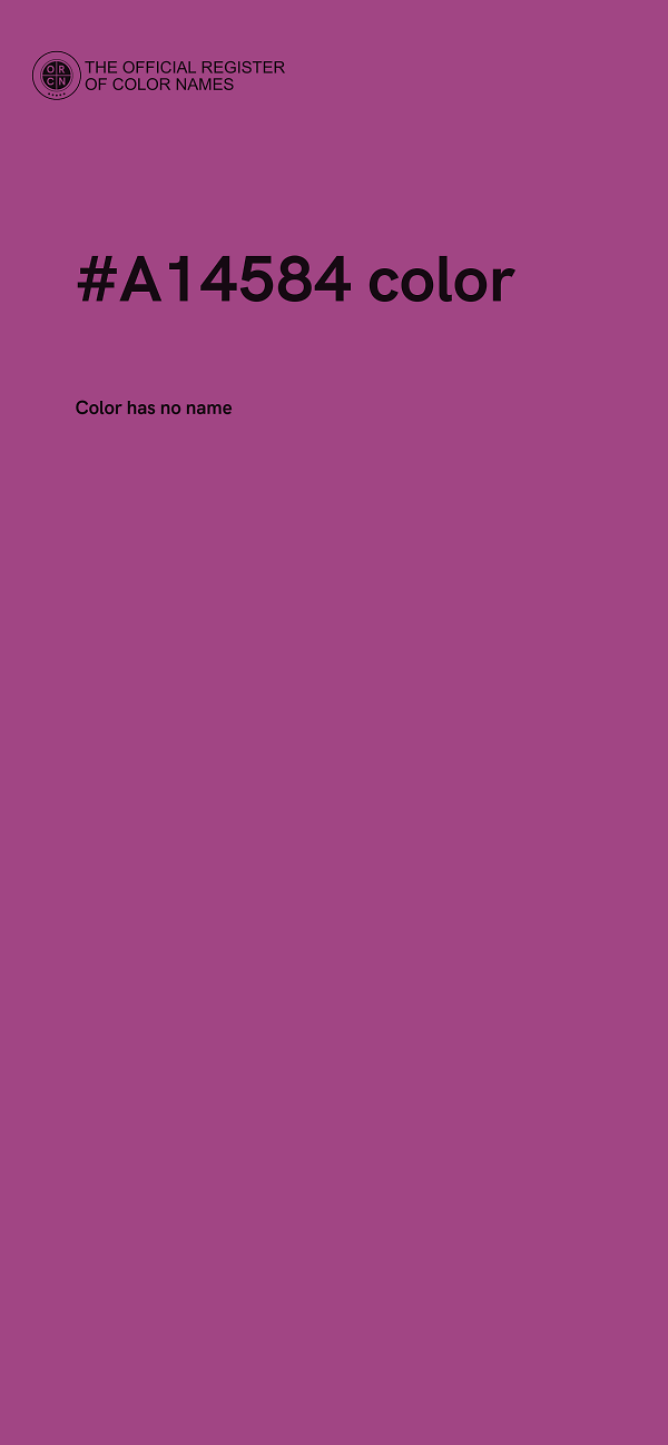 #A14584 color image