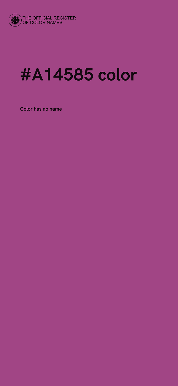 #A14585 color image