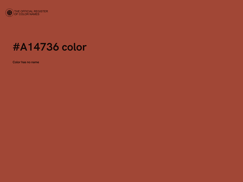 #A14736 color image