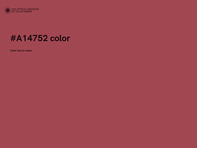 #A14752 color image