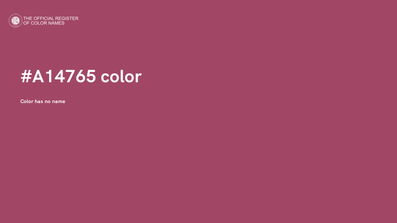 #A14765 color image