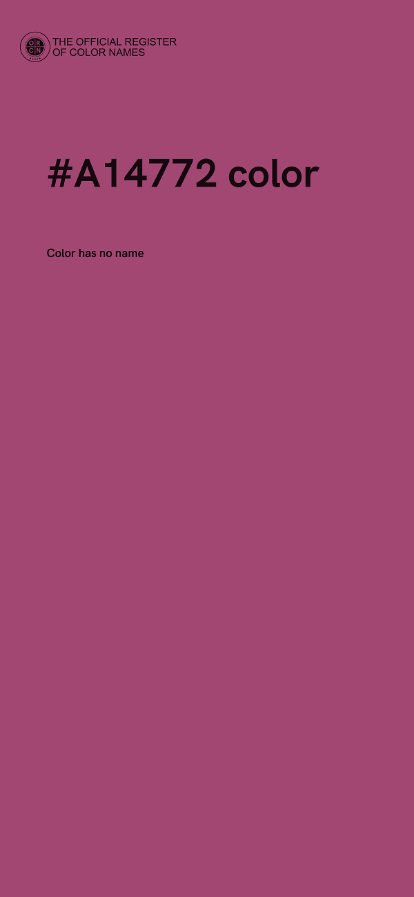 #A14772 color image