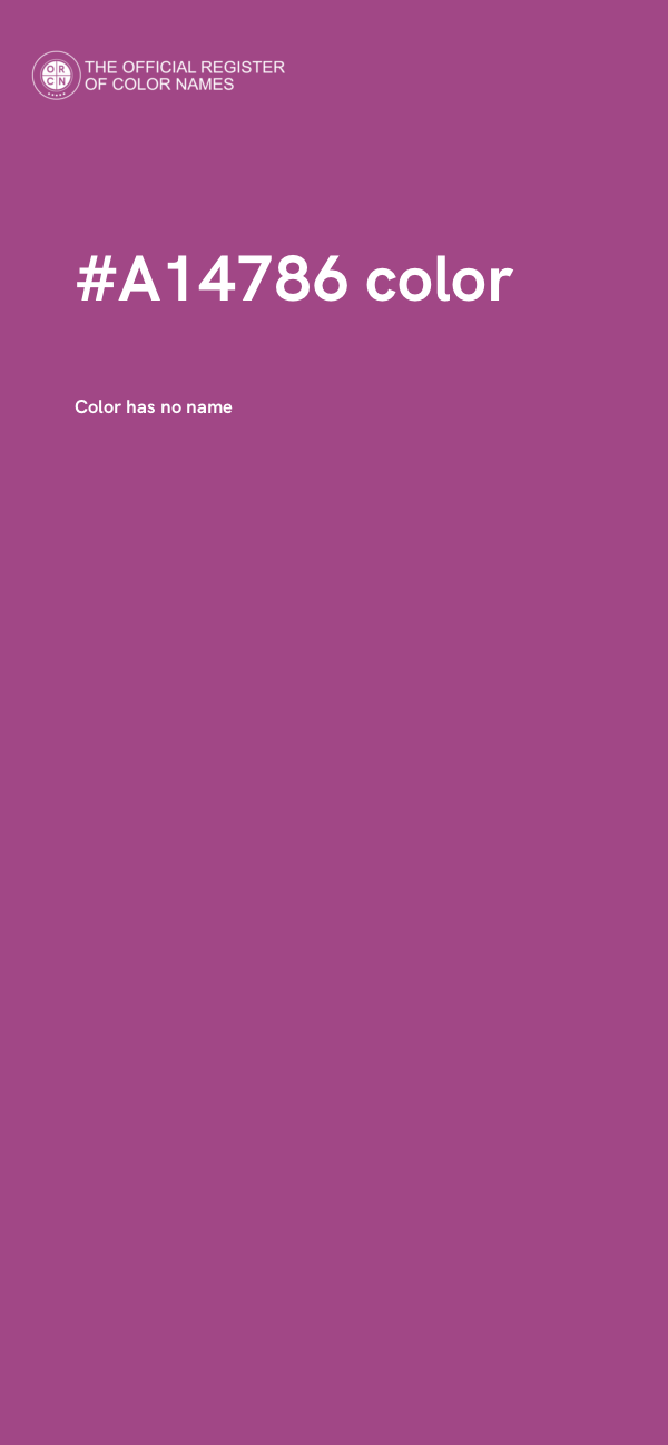 #A14786 color image