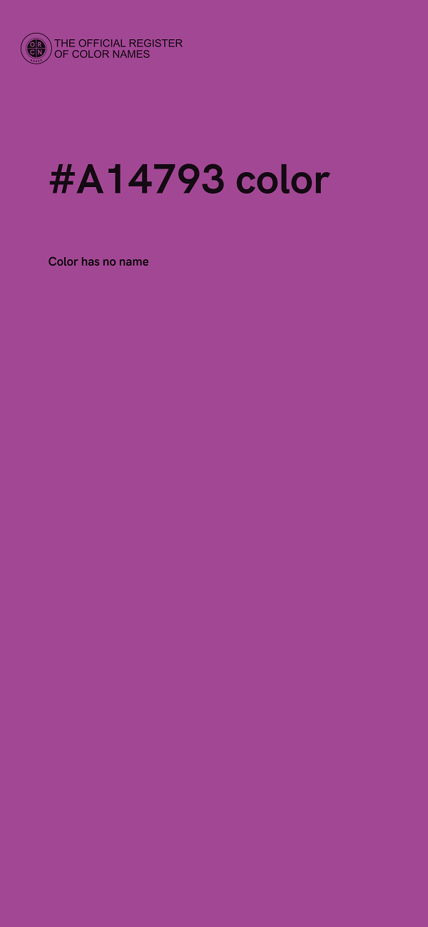 #A14793 color image