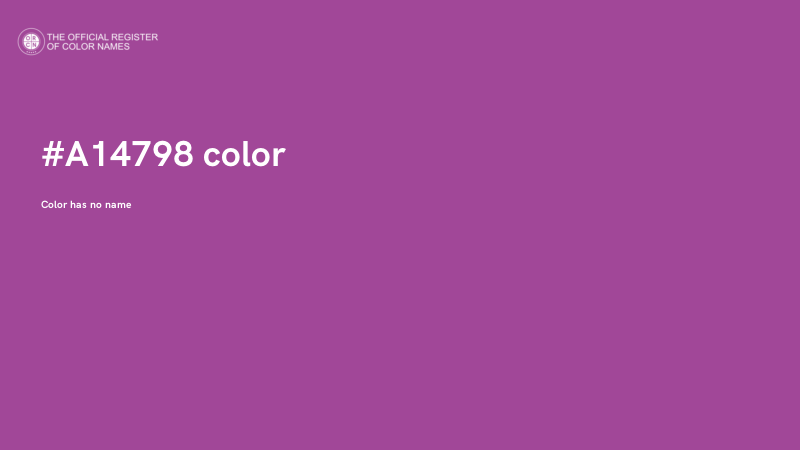 #A14798 color image