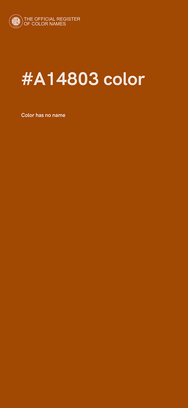#A14803 color image