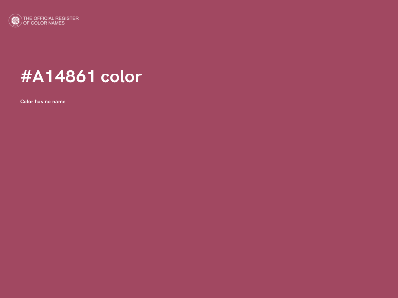 #A14861 color image
