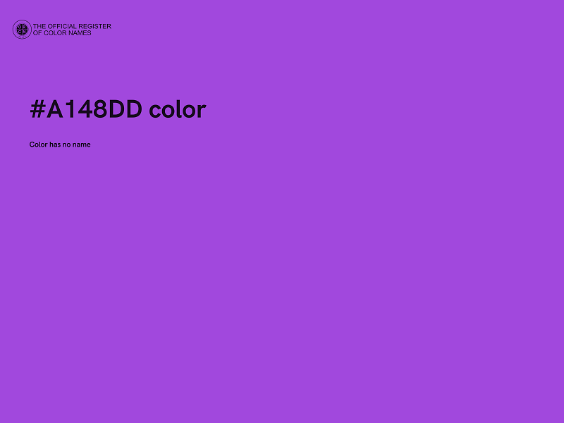 #A148DD color image